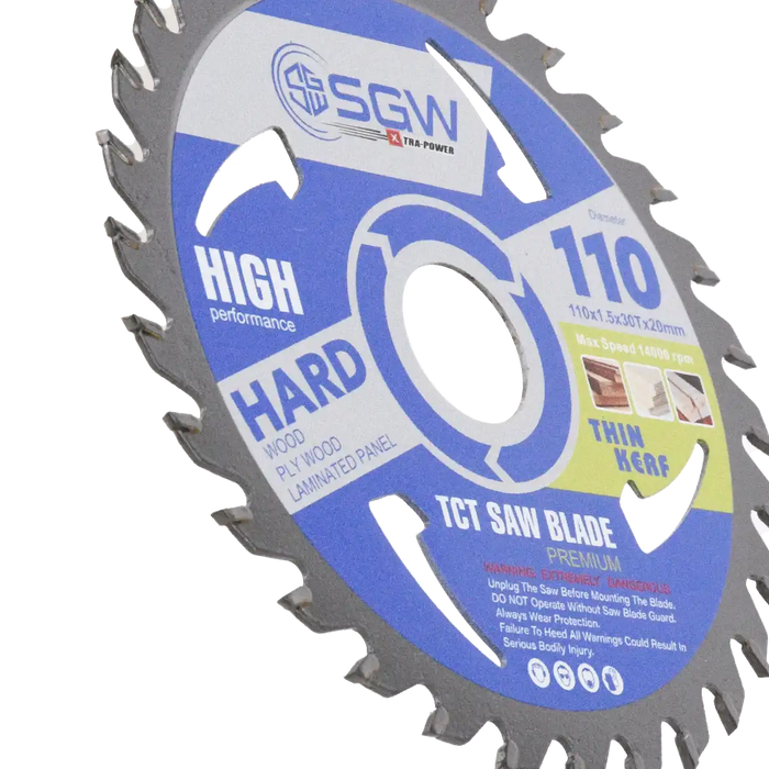Xtra Power SGW TCT Thin Kerf Saw Blade 10" X 48T (250)