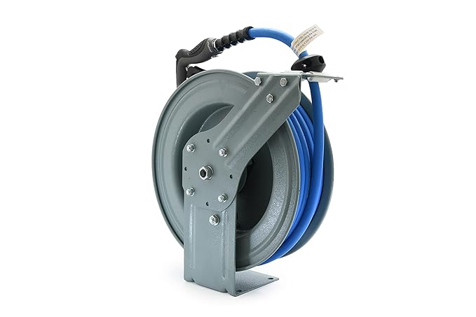 Zephyr Heavy-Duty Auto Retractable Garden Hose Reel | Made in India | 50m