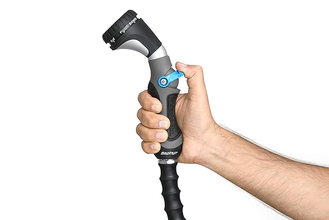 Zephyr Metal (2nd Gen) – 8-Mode High-Performance Garden & Washing Water Spray Gun with ErgoFlow Control | Durable Metal Body