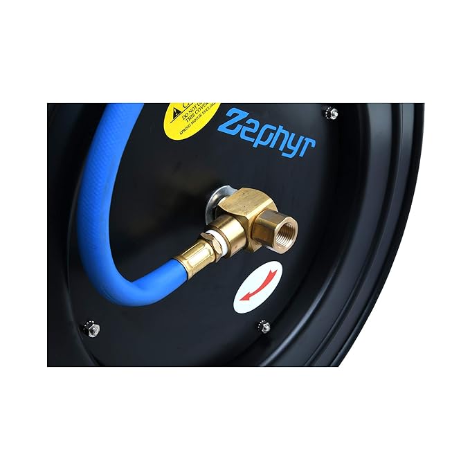 Zephyr Heavy-Duty Auto Retractable Water & Garden Hose Reel – Industrial-Grade, Made in India