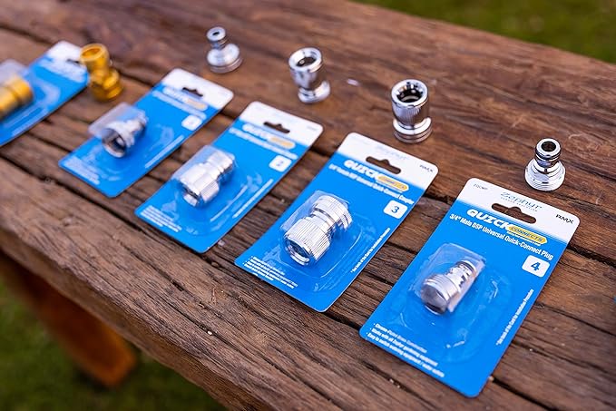 Zephyr Quick Connects – Complete 4-Piece Brass Kit (Silver Finish)