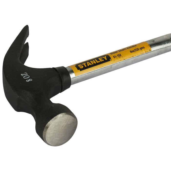 8 in. 220g Steel Shaft Claw Hammer