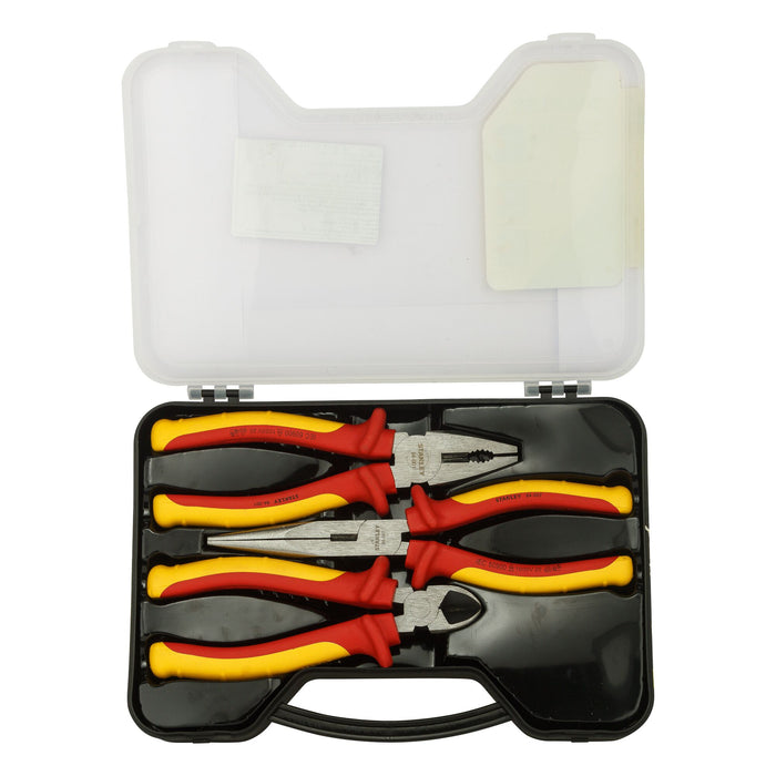 VDE Insulated Pliers Set – 3 Pieces (Models 84-001, 84-003, 84-007)