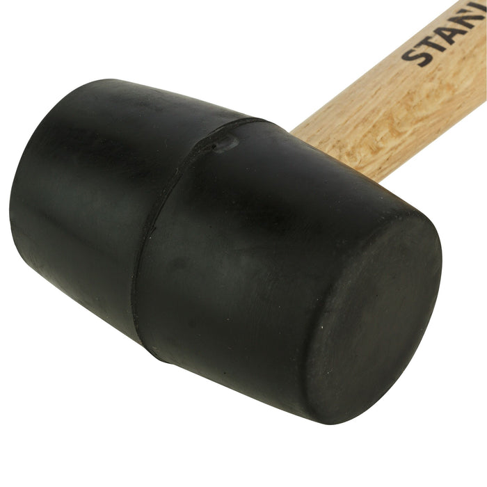 16 oz (450 g) Rubber Mallet Hammer – Wooden Handle