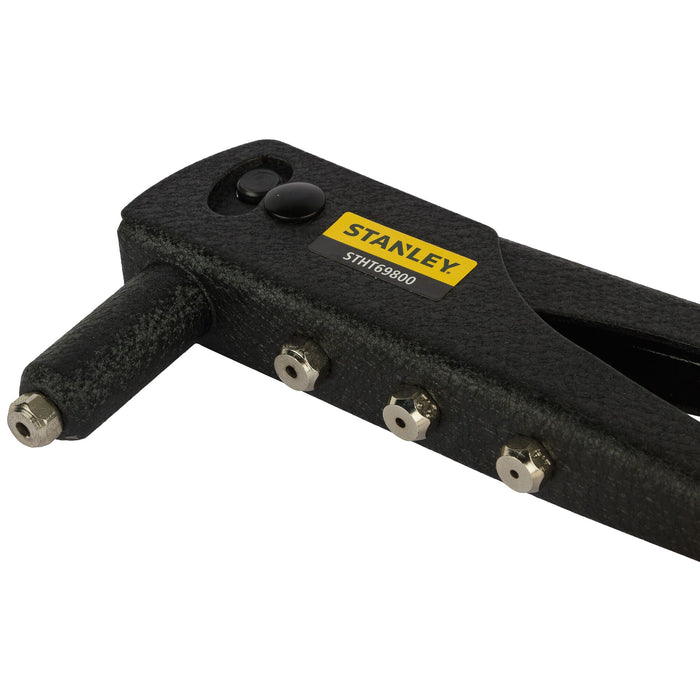 Heavy Duty Riveter with 4 Nose Pieces – Nickel Plated