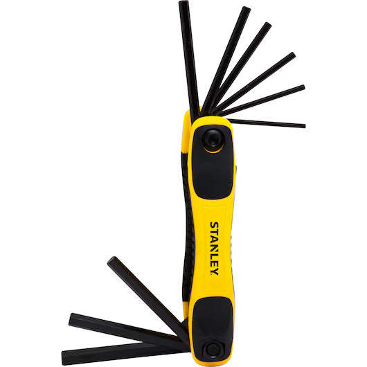 STANLEY Hex Key SAE Folding Set – 9 Pieces