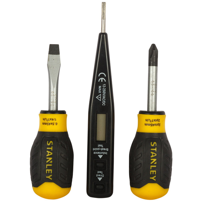 Cushion Grip Screwdriver Set – 6 Piece with Bonus Tester