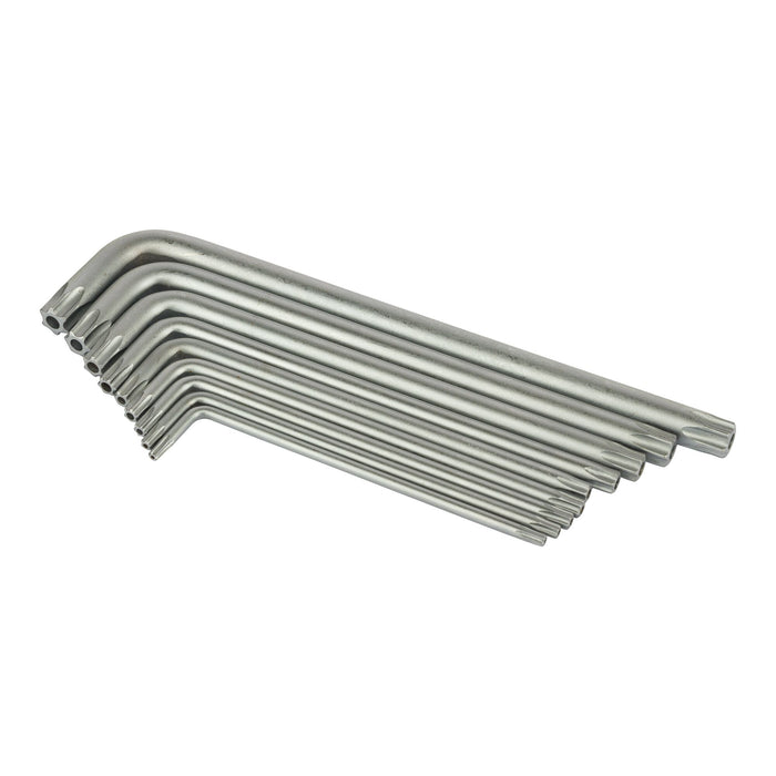 9 Pc Long Torx Key Set (T10 to T50)