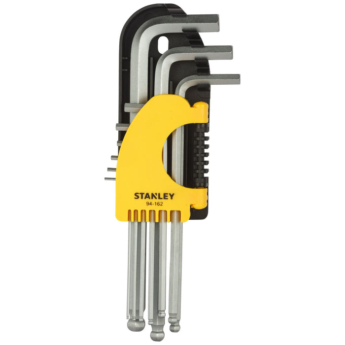 Long Spheric-Head Hex Key Set – 9 Pcs (Metric Ball End)
