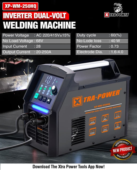 XP-WM-250HQ Dual Volt Welding Machine – Industrial Cart